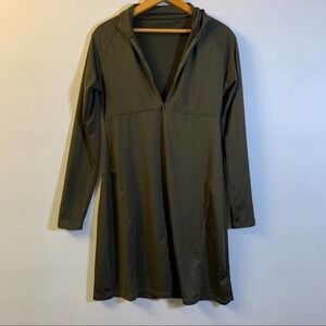 5/ $25 𝅺Lola Dark Green Stretch Athletic Yoga Dress S/M